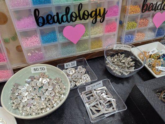 Assorted beads at the register