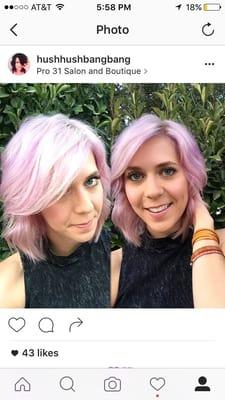 Pastel Pink  Hair by Janae