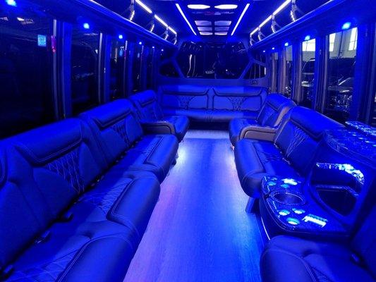 20-Passenger Limo Party Bus