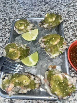 Oysters ceviche