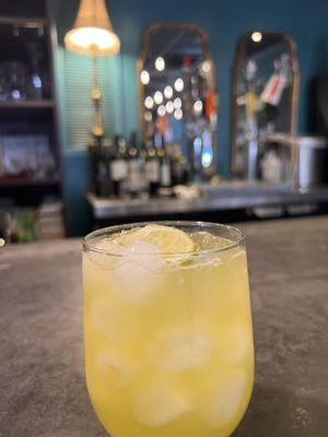 Pineapple jalapeños wine margarita