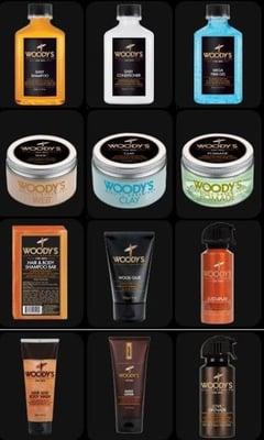 WOODYS Mens styling Products for the Ultimate Finish cut!