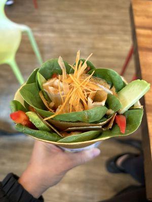 Shrimp Avocado Crepe