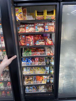 Frozen food and ice cream