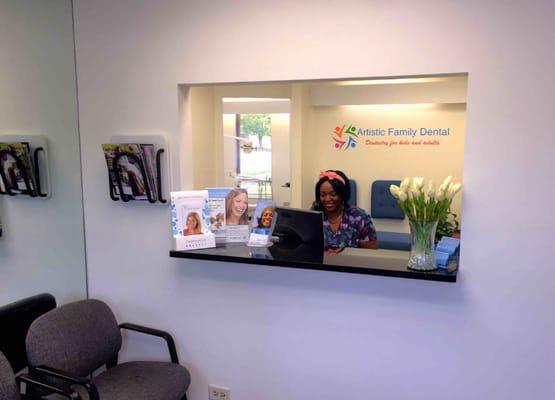 You will be greeted warmly by our front desk. www.artisticfamilydental.com