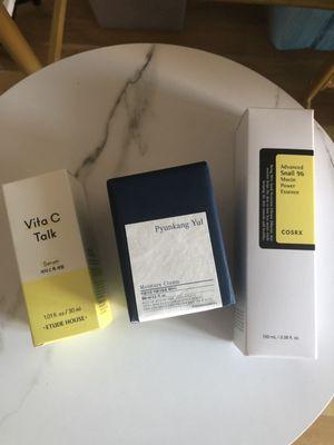 Some skincare items I got