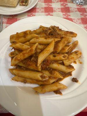 Pasta bolognese is a very generous side to main dish