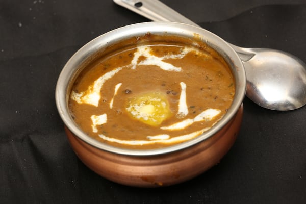 Daal Makhni - black lentil and kidney bean seasoned with spices and butter