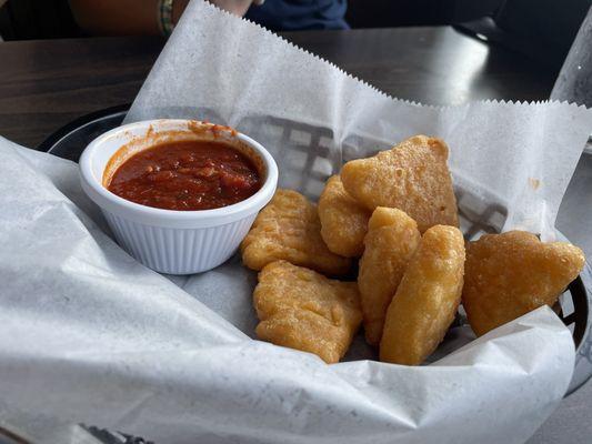 Mac and cheese bites