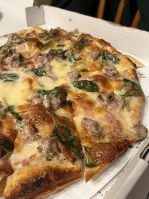 Sausage special pizza