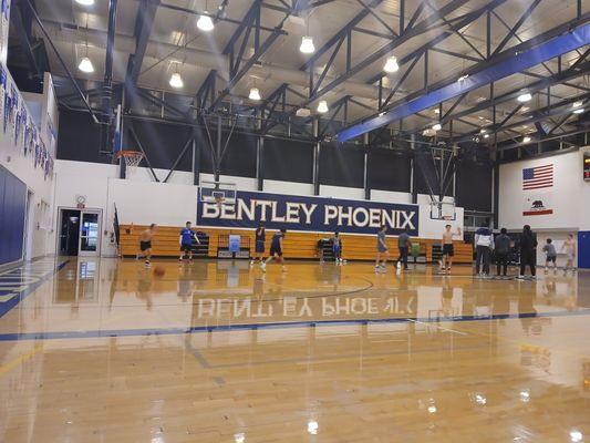 JV Basketball practice @ Bentley