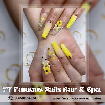 Let our team make your special day memorable!
 YT Famous Nails Bar & Spa