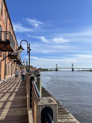 Riverwalk on a sunday