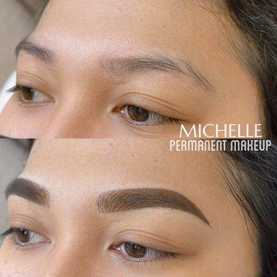 Microshading Brow- Michelle Permanent Makeup Glendale, AZ