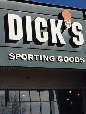 Front entrance of Dick's Sporting Goods.