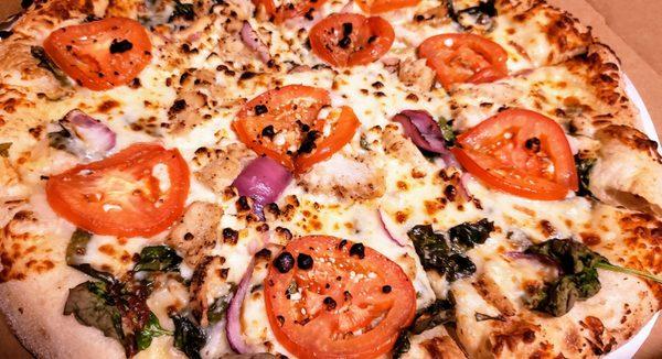 Chicken Florentine Pizza