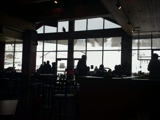 Dining area - view of the mountain