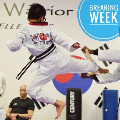 Flying side kick during breaking week!