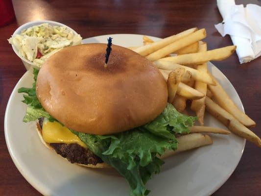 Delicious bacon cheeseburger!