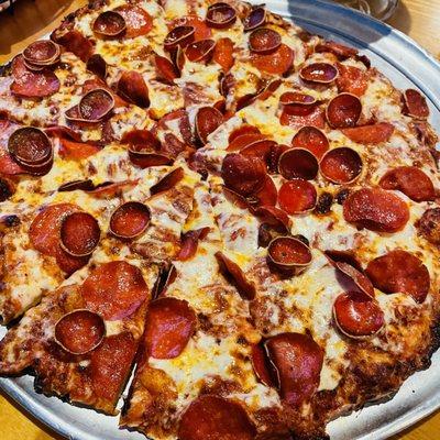 Double Play Pepperoni Pizza