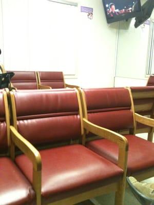 Small waiting room.