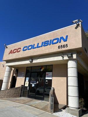 ACC Collision Store Front, Newark, CA.