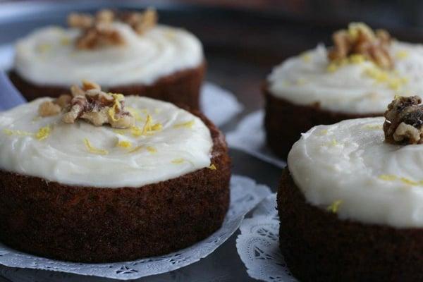 Gluten free carrot cakes