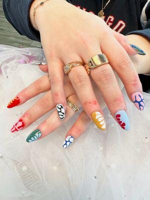 Summer nail arts