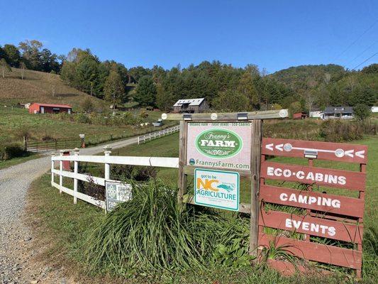 Farm entrance