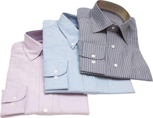 Dry cleaning your shirts