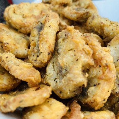 hand breaded mushrooms