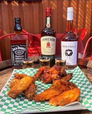 Whiskey & Wings Weekly Wednesday Specials! (minimum 5 wings. Dine-in only) $1.50 wings and $7 select whiskeys