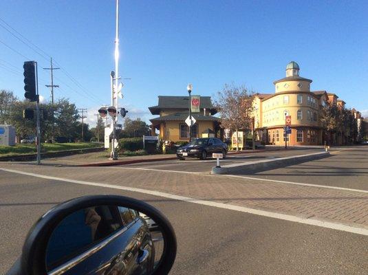 Train station in Windsor, California