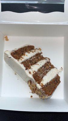 Vegan Chai Carrot Cake Slice