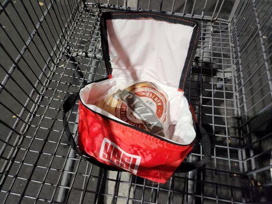 Yelpers! I keep my Yelp Elite Squad lunch sack in my trunk and it's keeping my pizza dinner warm until I get home!