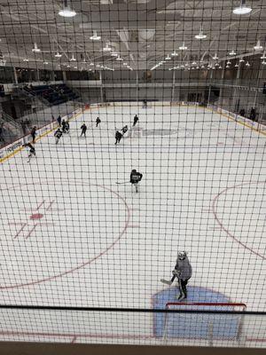 One of two rinks.