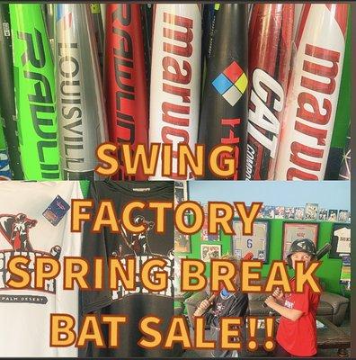 We have a wide variety of bats to use and or to buy! If you need baseball gear we've got it!