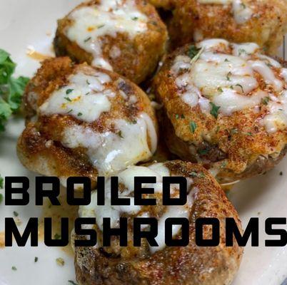 Stuffed mushrooms with crab