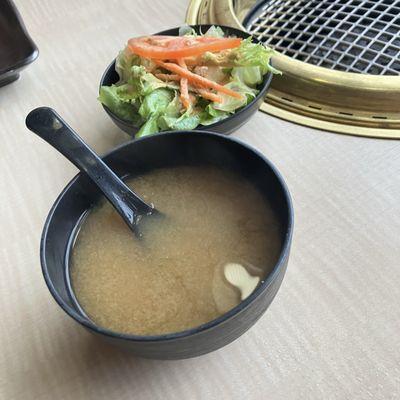 Soup and salad