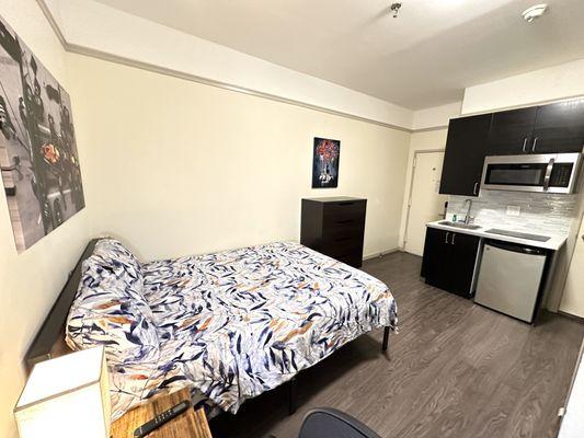 Sample picture of one of our studio apartments