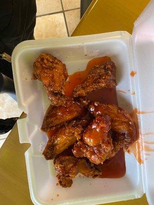 Braised wings