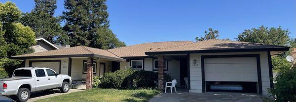 Duplex re-roof w/ GAF roofing system for a comprehensive investment for both units.