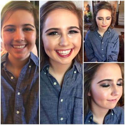 Katie's Prom Makeup 2015