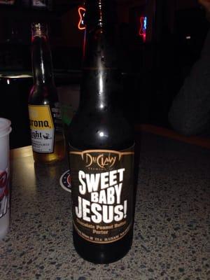 Sweet Baby Jesus! A chocolate & peanut butter stout, yum :)