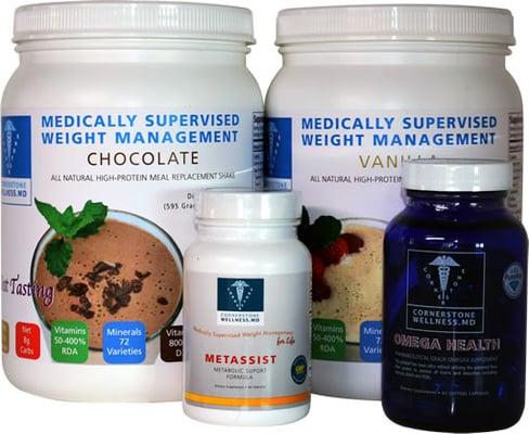 Cornerstone Wellness MD is a medically supervised weight management program available only through physicians.