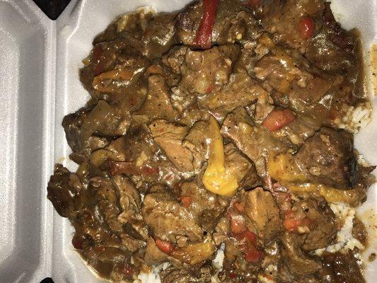 One of my favorite specials they offer pepper steak and rice