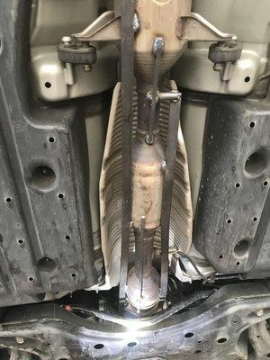 Prius catalytic converter theft protection