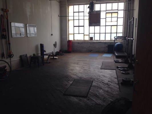 Nice private space for personal training with all the necessary equipment