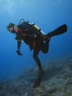 underwater yoga