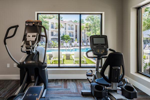 Fitness Center with Cardio Equipment